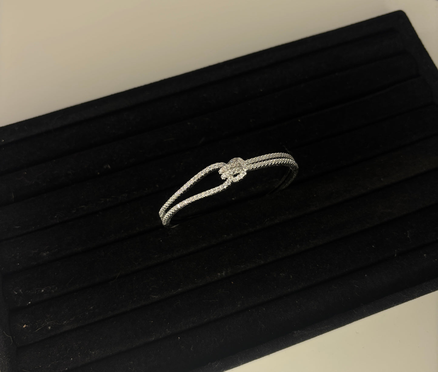Silver Knot Bangle