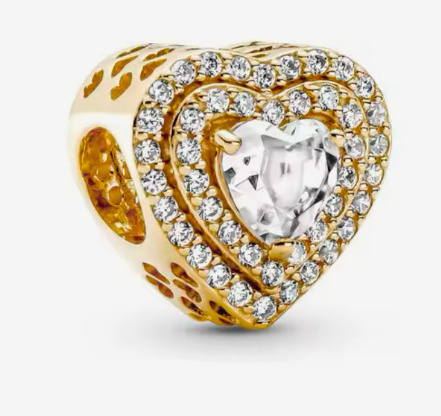 Heart Of Gold Charm
