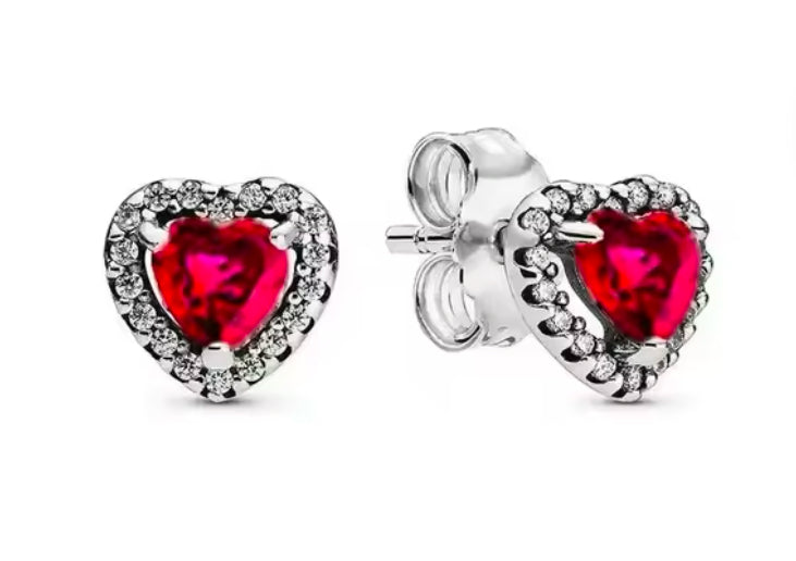 LIMITED EDITION VALENTINES Red Heart Earrings