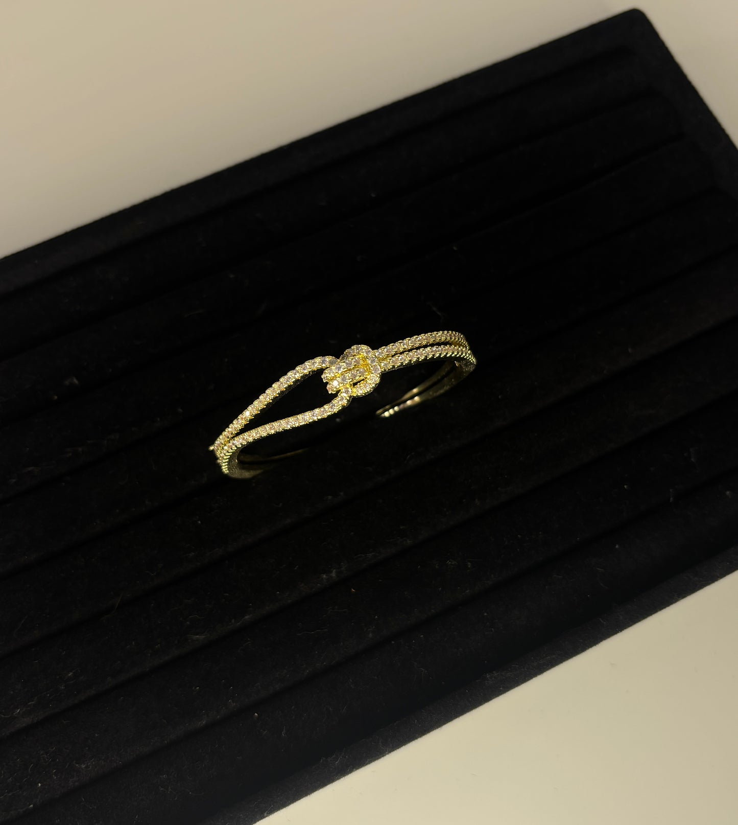 Gold Knot Bangle