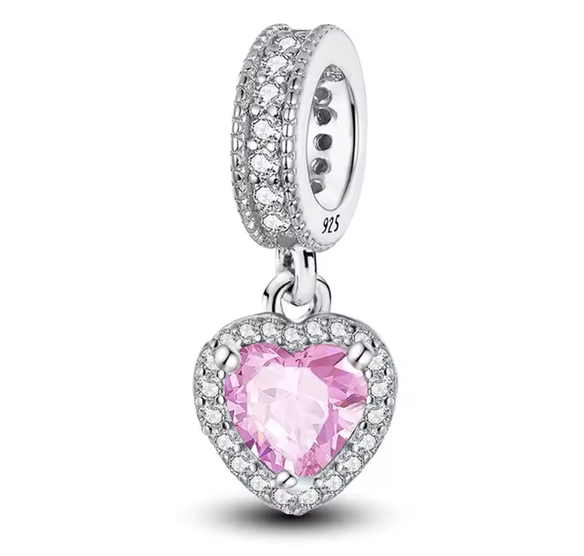 Pink Heart Charm